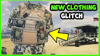 NEW GTA 5 Clothing Glitch 2021 How To Get CamoColored Puches Vests On Any GTA Outfit [upl. by Austen131]