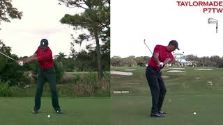 Tiger Woods Iron Swing Sequence and Slowmotion [upl. by Garey]