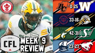 Week 9 Review 2024 CFL Season [upl. by Franky]