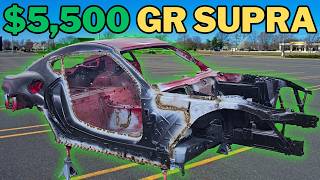 Completely Rebuilding My WRECKED GR Supra Chassis  Crumpled Up Supra Rebuild Part 7 [upl. by Assyral]