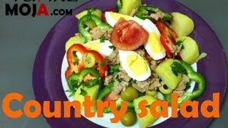 Recipe of Country salad  Mapishi ya Country salad In swahili subtitled in English [upl. by Chrysa]