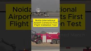 Noida International Airport Conducts First Flight Validation Test Ahead of April 2025 Launchquot [upl. by Yecats]