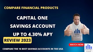 Capital One Savings Account 360 Performance Savings review 2023 Up to 430 APY [upl. by Deane]