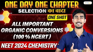 All Important NCERT Based Organic Conversions  Chemistry  One Day One Chapter  NEET 2024 [upl. by Joelynn183]