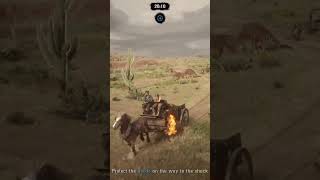 Wagon Wheel On Fire 🔥😆😂🤣rdr2 reddeadredemption reddeadonline [upl. by Haag]