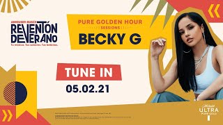 Becky G Pure Golden Hour Sessions w Michelob ULTRA  Tune In May 2 [upl. by Claresta299]