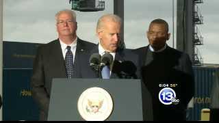 VP Joe Biden Tours CSX Facility in North Baltimore OH [upl. by Peppard322]