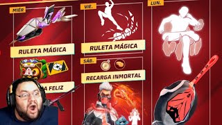 Nueva Agenda Semanal de FREE FIRE  SKIN COBRA REGRESA EMOTES RULETA MAGICA y Más [upl. by Wehtam701]