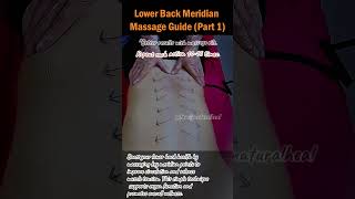 Lower Back Meridian Massage Guide Part 1 [upl. by Nyllaf]