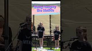 Performing Naughty from Matilda the musical matildathemusical matilda short [upl. by Ellener823]