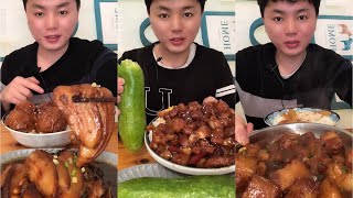 ASMR Eating Pork Belly🥓🥓 Mukbang So Yum [upl. by Jeni]