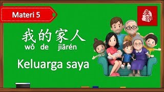 Materi 5 Perkenalkan Anggota Keluarga  Belajar Bahasa Mandarin Conversation Dasar 1 [upl. by Nelad687]