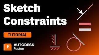 Sketch Constraints Made Easy in Autodesk Fusion UPDATED [upl. by Llyrrad]