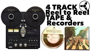 THE BEST SOUNDING FORMAT part I 4 Track Reel to Reel Tape amp Recorders [upl. by Rusty435]