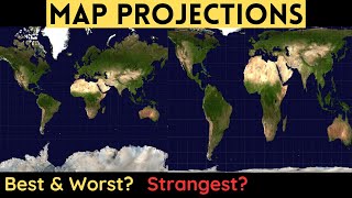 Map Projections Overview and How They Distort the Earth [upl. by Atirihs]