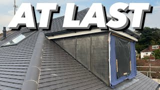 Cladding The Dormer In Lead WORKING ON MY OWN HOUSE EPISODE 9PART 1 [upl. by Panther631]