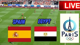 🔴LIVE Spain vs Egypt  OLYMPIC GAMES 2024  Match live now [upl. by Melesa]