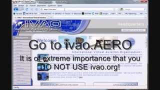 IVAO Tutorial Getting started in 4 minutes [upl. by Jamnis]