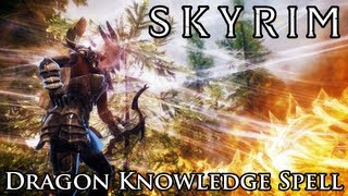 Skyrim Mod Dragon Knowledge Spell [upl. by Hildagard799]