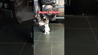 Mini Mando Netsuke Prusa MK4  3D tisk shorts 3dprinting starwars [upl. by Novihc433]