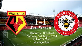 Watford 11 Brentford Matchday Vlog [upl. by Eedoj448]