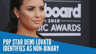 Pop star Demi Lovato identifies as nonbinary [upl. by Nikos]