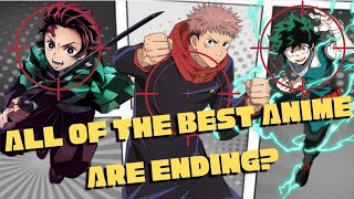 Why Are So Many HUGE Anime And Manga ENDING [upl. by Ayat]