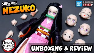 NEZUKO SH Figuarts Demon Slayer Unboxing e Review BR [upl. by Keli]