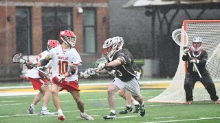 Maryland vs Brown Lacrosse Highlights  2024 College Lacrosse [upl. by Aroled242]