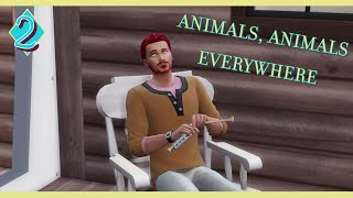 The Sims 4  Animals Animals Everywhere  Ep 2  97 Animals to Go [upl. by Eldwon]