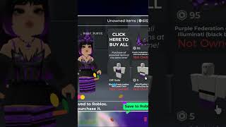 6K ROBUX SHOPPING SPREE Buying my dream fits [upl. by Anoiuq]