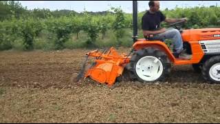 Kubota B1500 RIGENERATO CON FRESA DA 120 [upl. by Avika]