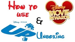 How To Use Disney Movie Rewards  Up Unboxing [upl. by Dripps]