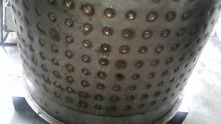 Hydro test of dimple jacketed tank Africa order [upl. by Glenden]