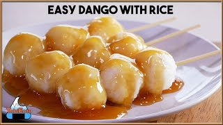 Easy Dango Using Cooked Rice Mitarashi Dango Recipe [upl. by Nahpos]