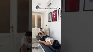 Sblocco della caviglia 🦶🏻 osteopata osteopatia asmr thrust [upl. by Just]