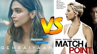 GEHRAIYAAN Movie Review  Inspired by MATCH POINT [upl. by Latsyrc]