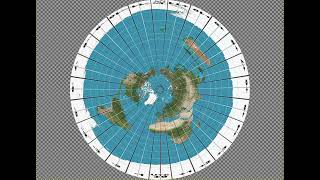 Flache Erde Zeitzonen Weltkarte [upl. by Kussell812]