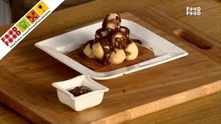 Profiteroles With Chocolate Sauce  Easy and Delicious Chocolate Recipe  Dessert Recipe [upl. by Lezley515]