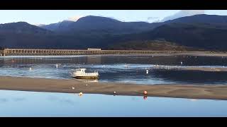 Train Stop236 Barmouth Railway Bridge [upl. by Bobina582]