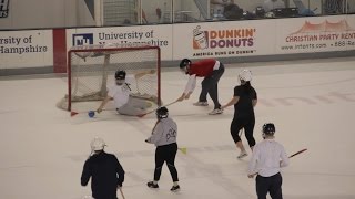 Broomball at UNH [upl. by Doley]