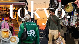 TOKYO VLOG 🇯🇵  Exploring Shibuya Thrifting in Shimokitazawa amp Eating Our Way Through The City [upl. by Nhguavahs]