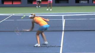 Petra Kvitova practice US Open 2011 [upl. by Audres]