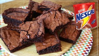 O MELHOR BROWNIE DE NESCAU DO MUNDO [upl. by Solomon167]