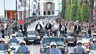 Le Roi Abdallah II de Jordanie en visite officielle au Maroc [upl. by Ainevuol749]