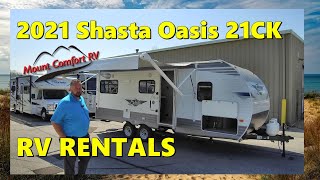 2021 Shasta Oasis 21CK  RV Rental [upl. by Ahsened]