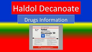 HALDOL DECANOATE  Generic Name Brand Names How to use Precautions Side Effects [upl. by Patrizia]