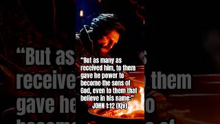 Gave he power to become the sons of God John 112 Kjv dailydevotional faith bibleverse short [upl. by Allen]