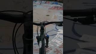 80100 subsFirst time jumping from ramp to bowl mtb viral bikelife [upl. by Moorefield81]