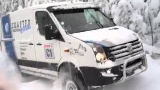 Volkswagen Crafter 4x4 offroad in snow [upl. by Eltsyrk]